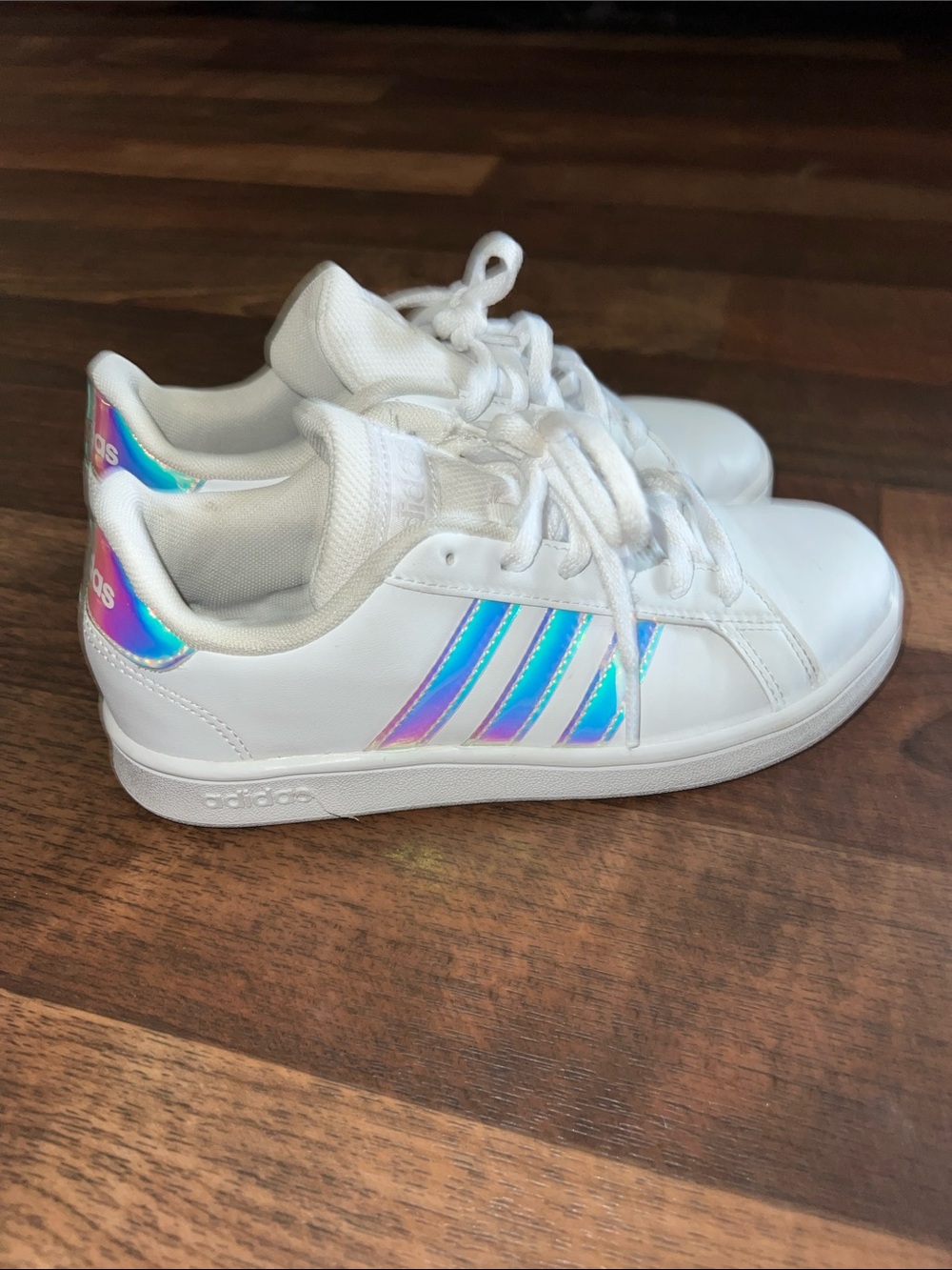 adidas White Low-Top Sneakers